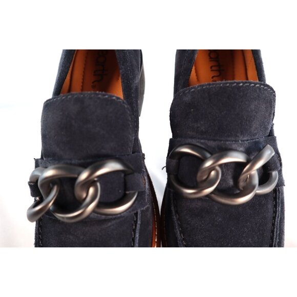 Earth Women's Suede Loafers with Chain Detail Size 8 - Picture 4 of 7